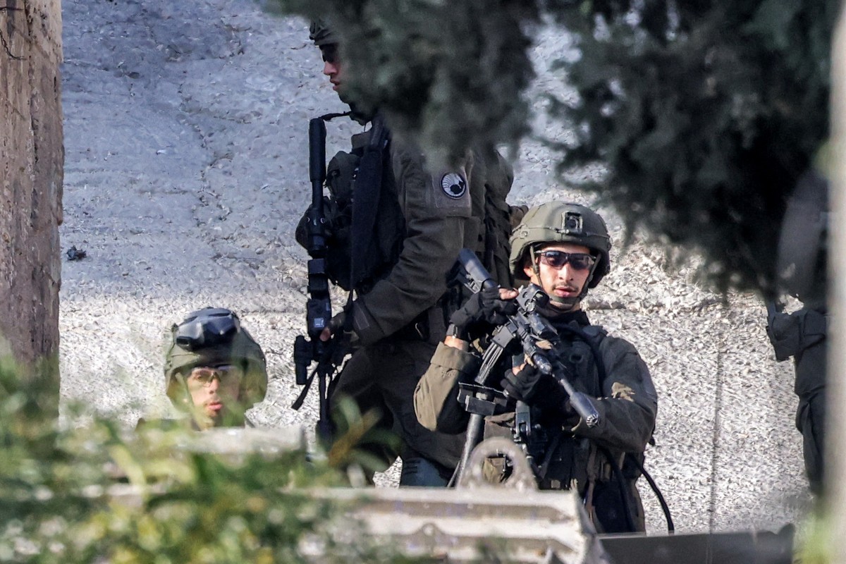 Israeli forces carry out frequent raids on Palestinian towns and villages in the West Bank, which Israel has occupied since 1967. Violence in the territory has soared since the war in Gaza broke out on October 7, 2023. (AFP)