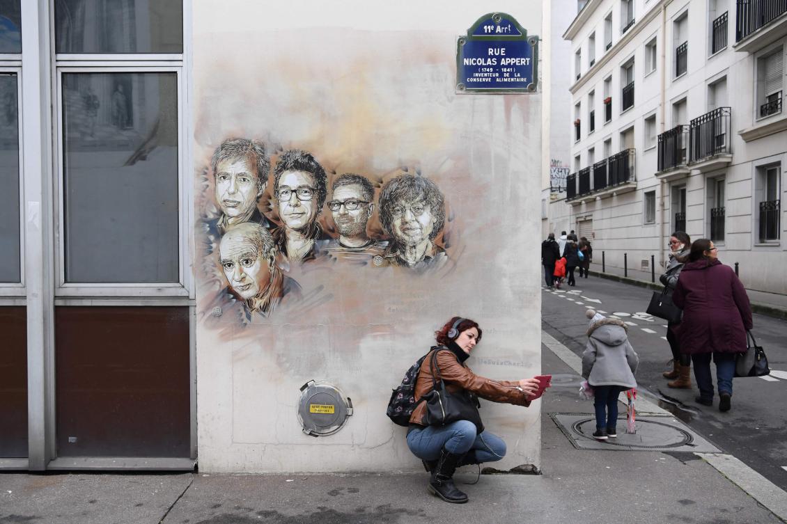 Charlie Hebdo had moved in the wake of the storming of its offices by two Al-Qaeda-linked masked gunmen. (AFP)