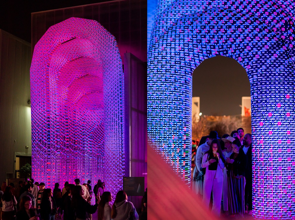 ENESS founder Nimrod Wies said that the installation symbolized “freedom and joy through creativity.” (Supplied)