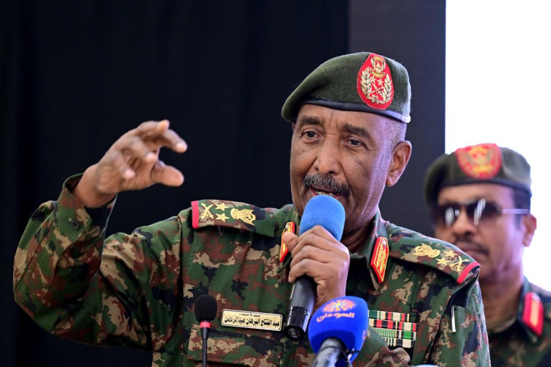 Sudan’s army chief Abdel Fattah Al-Burhan. (File/AFP)