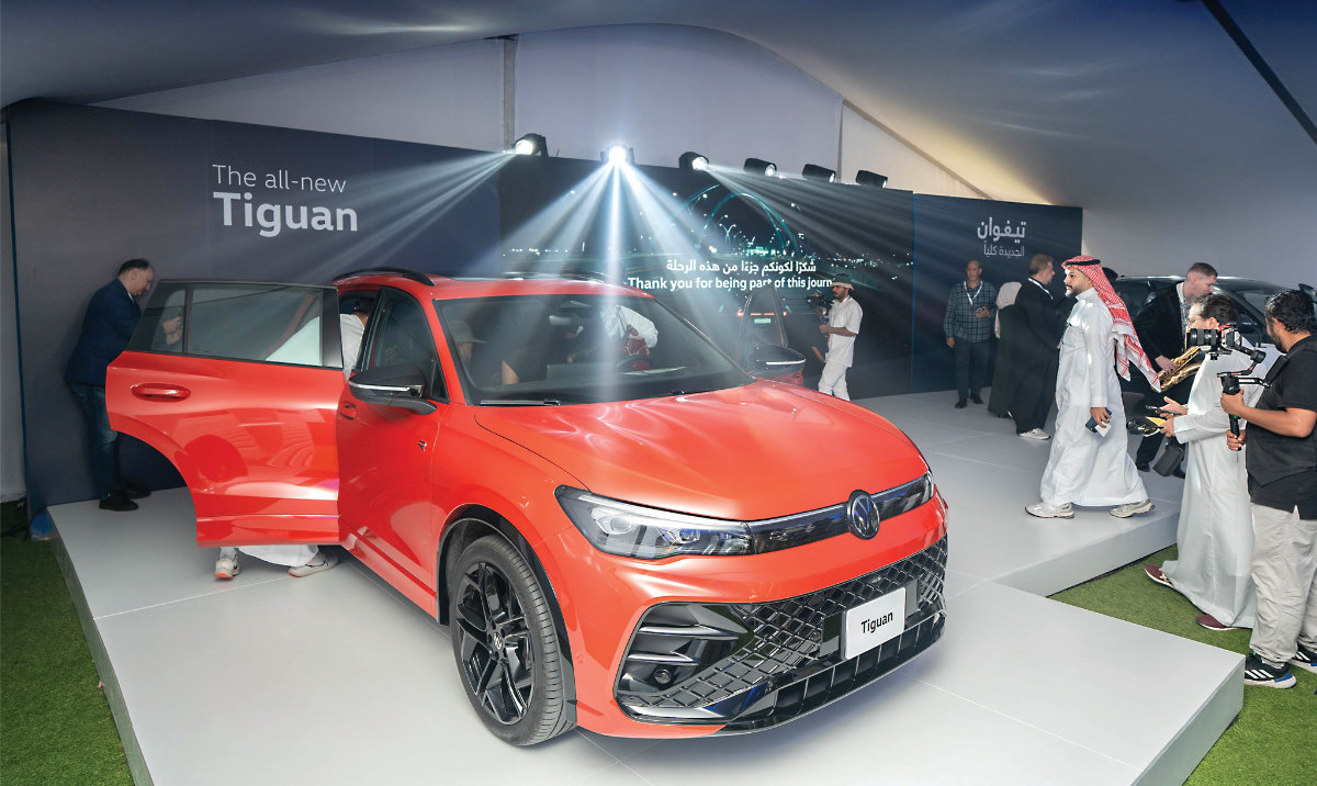 The new Tiguan is now available in showrooms across the Kingdom with a 1.4-liter TSI engine, and a modern and bold look.