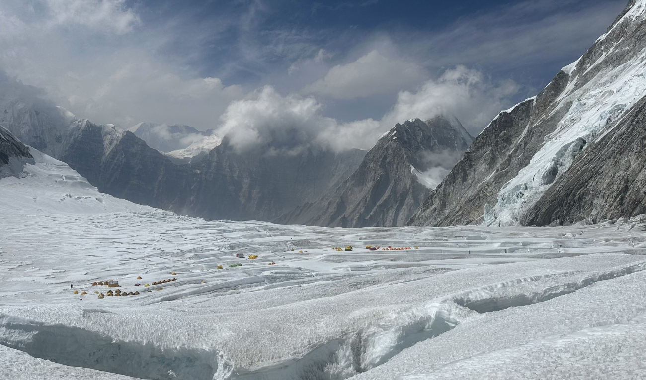 This photograph taken on May 4, 2024 shows mountaineers during their ascend to Mount Everest's summit, in Nepal. (AFP/File)