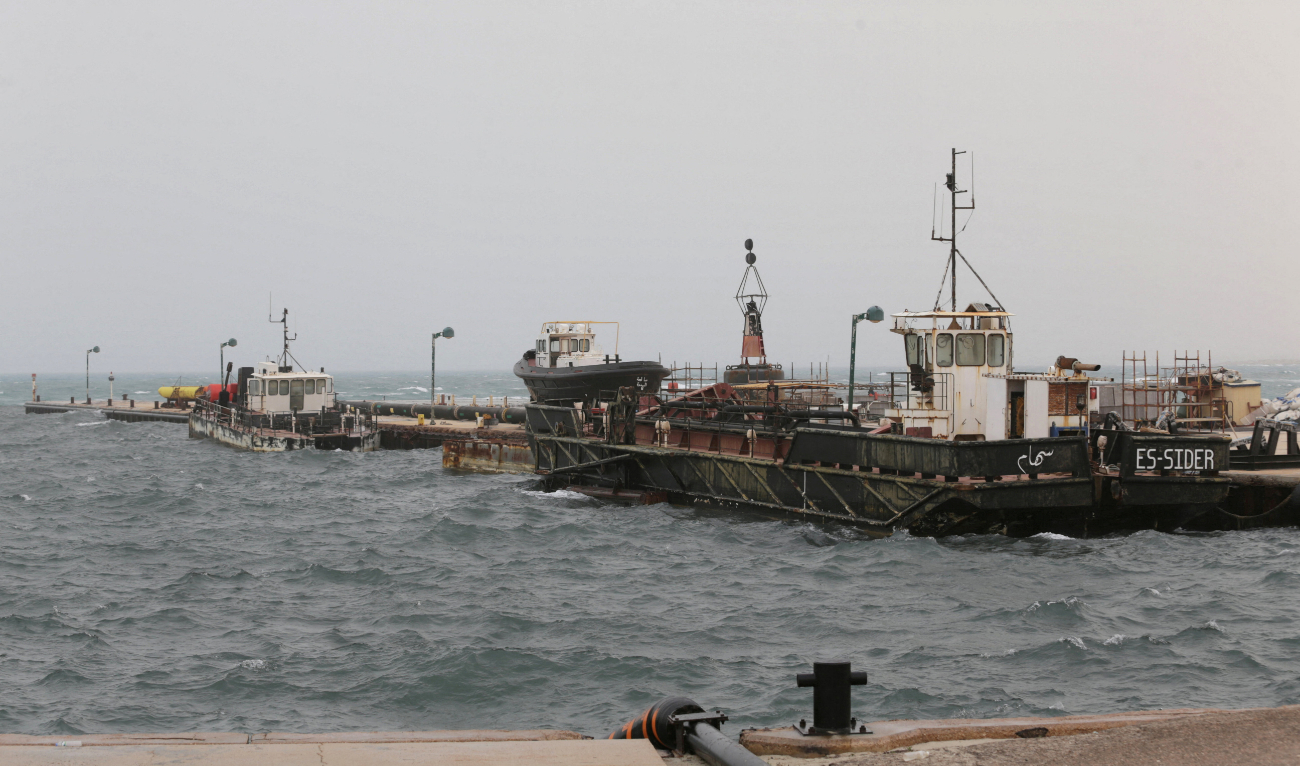 A view shows the oil port of Es Sider, Libya, March 16, 2017. (Reuters/File)