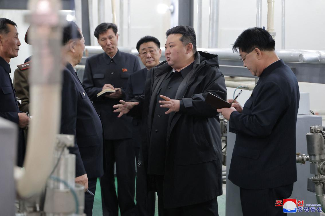 The visit comes as North Korea ramps up pressure on the US following the inauguration of US President Donald Trump earlier this month. (AFP)