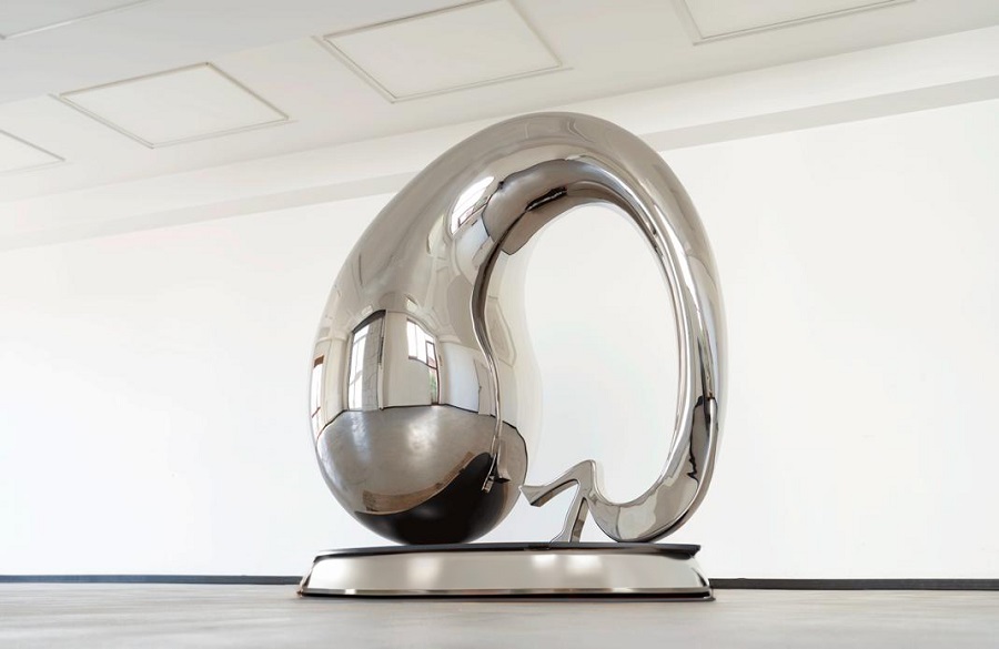 Nadim Karam's “Silent Thinker” (2024) is on show at the exhibition. (Supplied)