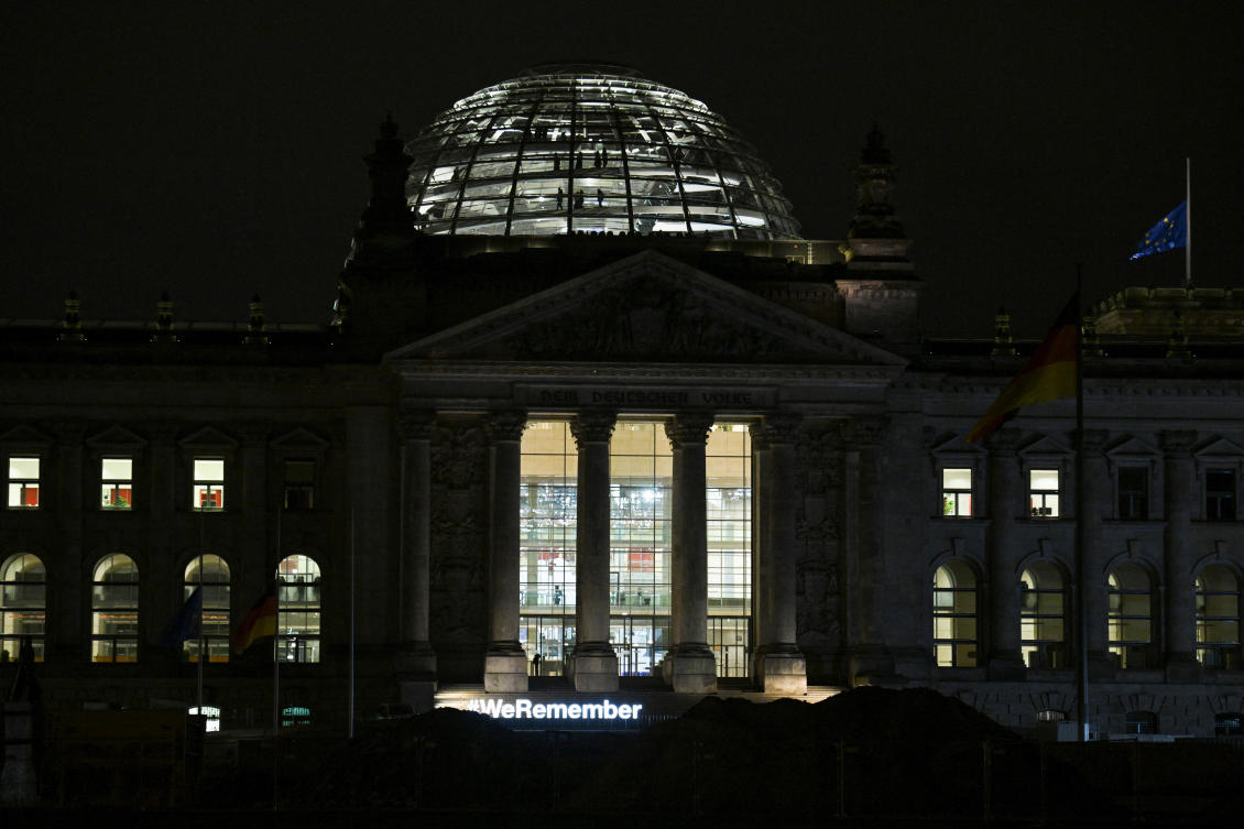 A view shows the Reichstag building, the seat of the German parliament. (Reuters)