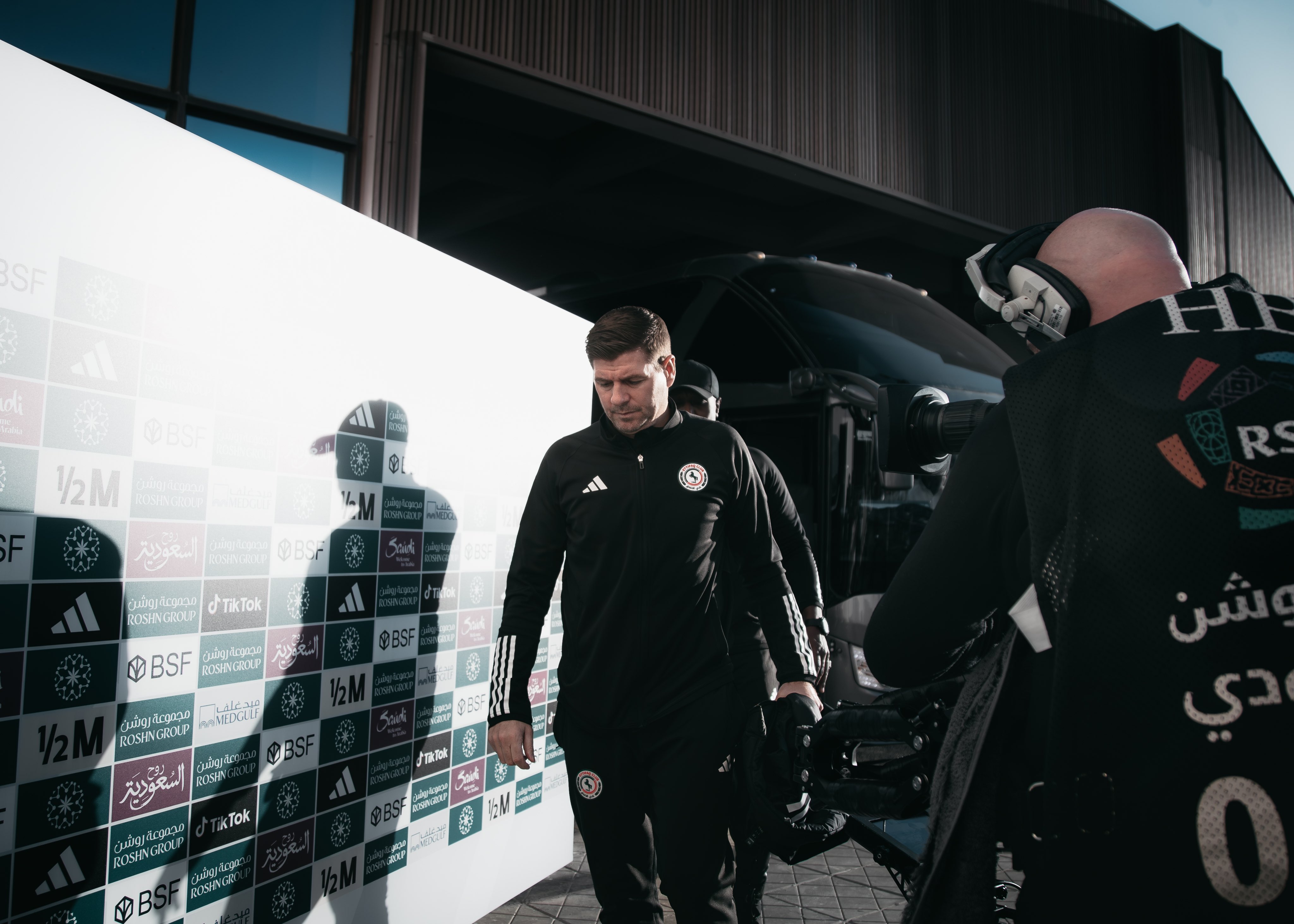 Stevn Gerrard looks set to leave Ettifaq for 'personal reasons'. (X/@Ettifaq_EN)