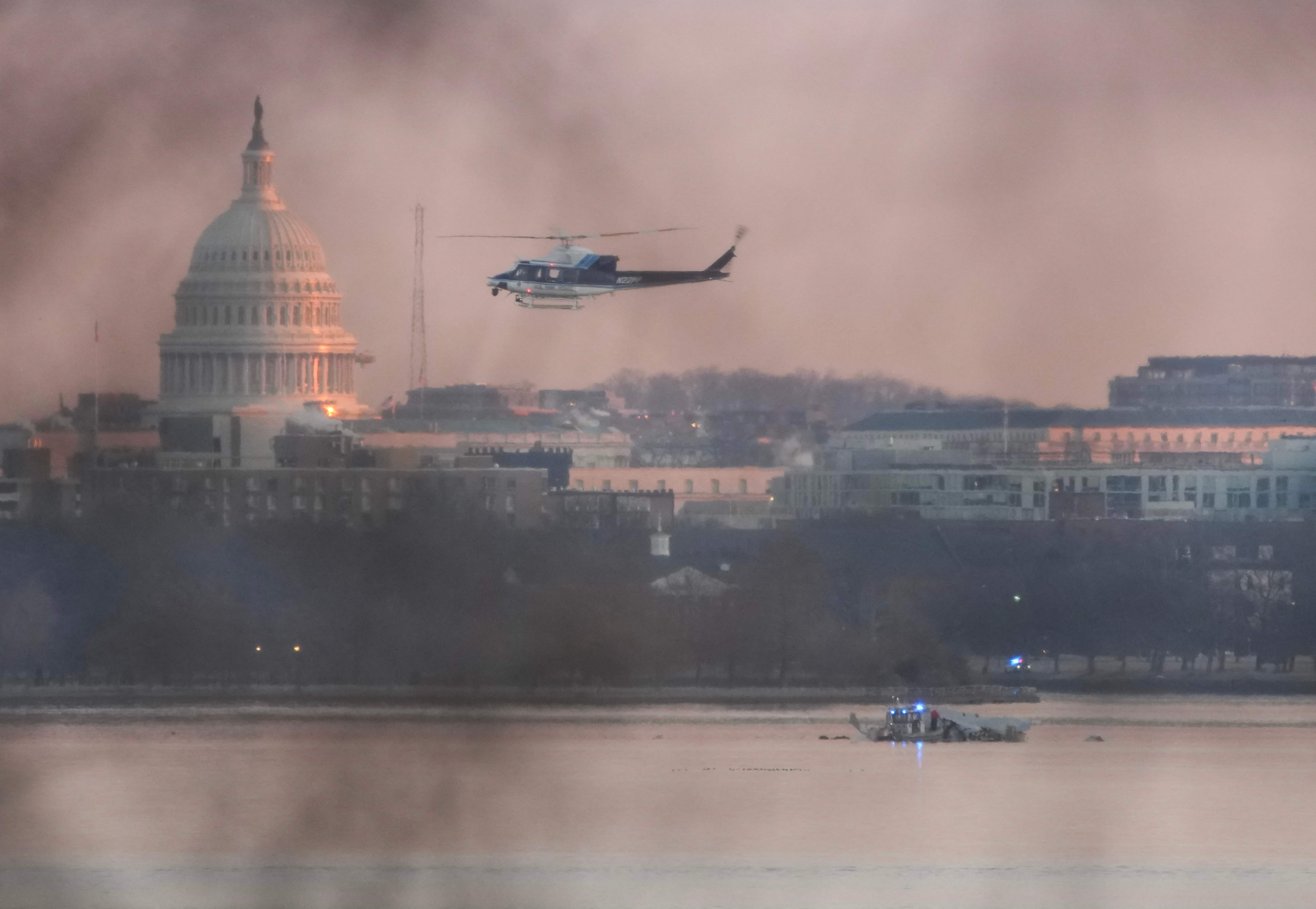 Everyone aboard American Airlines jet that collided with Army helicopter feared dead