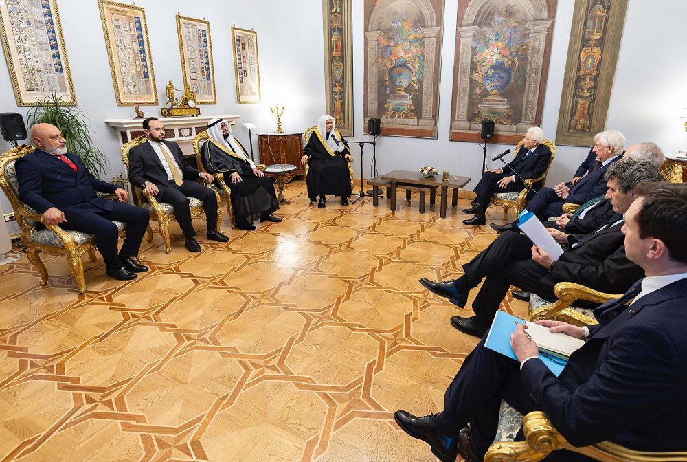 Muslim World League chief in talks with Italian leader