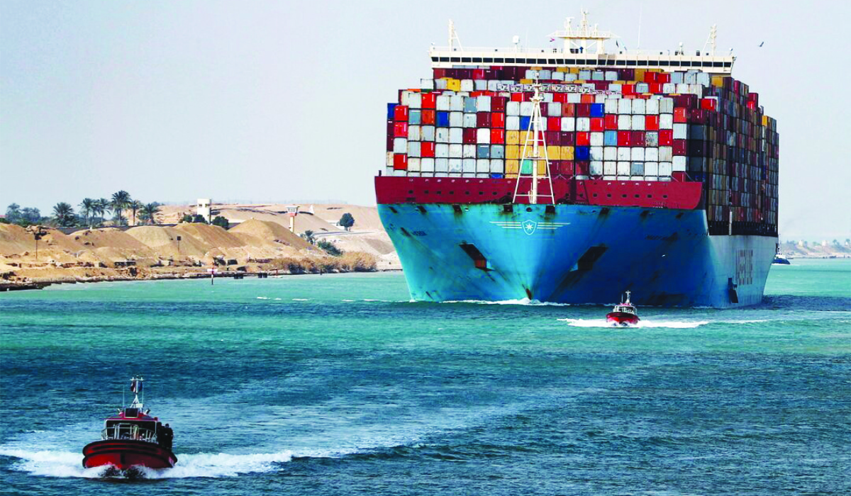 The disruption in Red Sea traffic has cost Egypt around $7 billion in revenues from the Suez Canal in 2024, according to authorities. (Reuters)