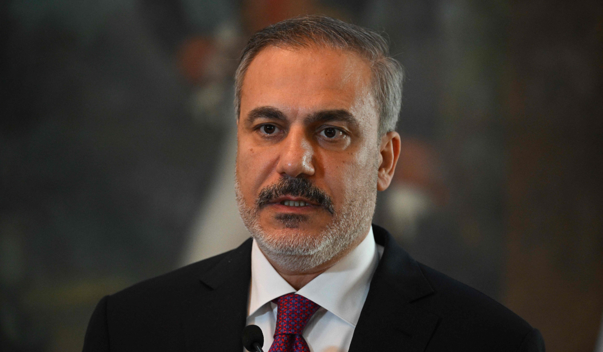 Turkish Minister of Foreign Affairs Hakan Fidan. (AFP)