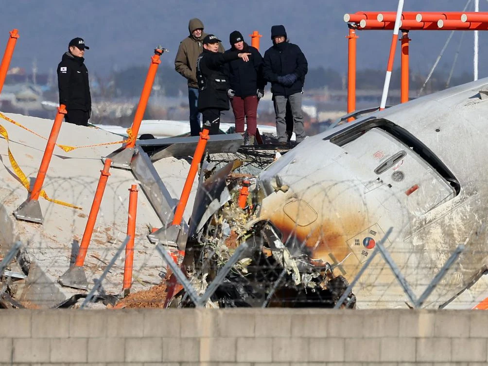 The Boeing 737-800 was carrying 181 people from Thailand to South Korea when it crashed on arrival on Dec. 29, killing everyone aboard — save two flight attendants pulled from the twisted wreckage of the worst aviation disaster on South Korean soil. (AFP)