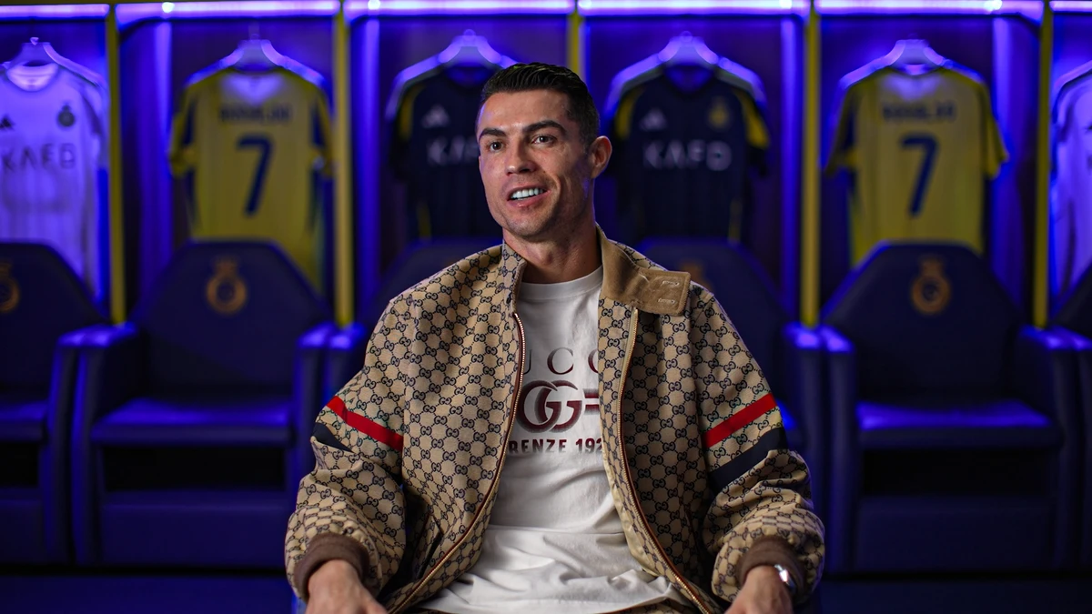 Cristiano Ronaldo is celebrating two years in Saudi Arabia with his club Al-Nassr, and on Friday reflected on his journey so far in an interview published by the Saudi Pro League. (Supplied/SPL)