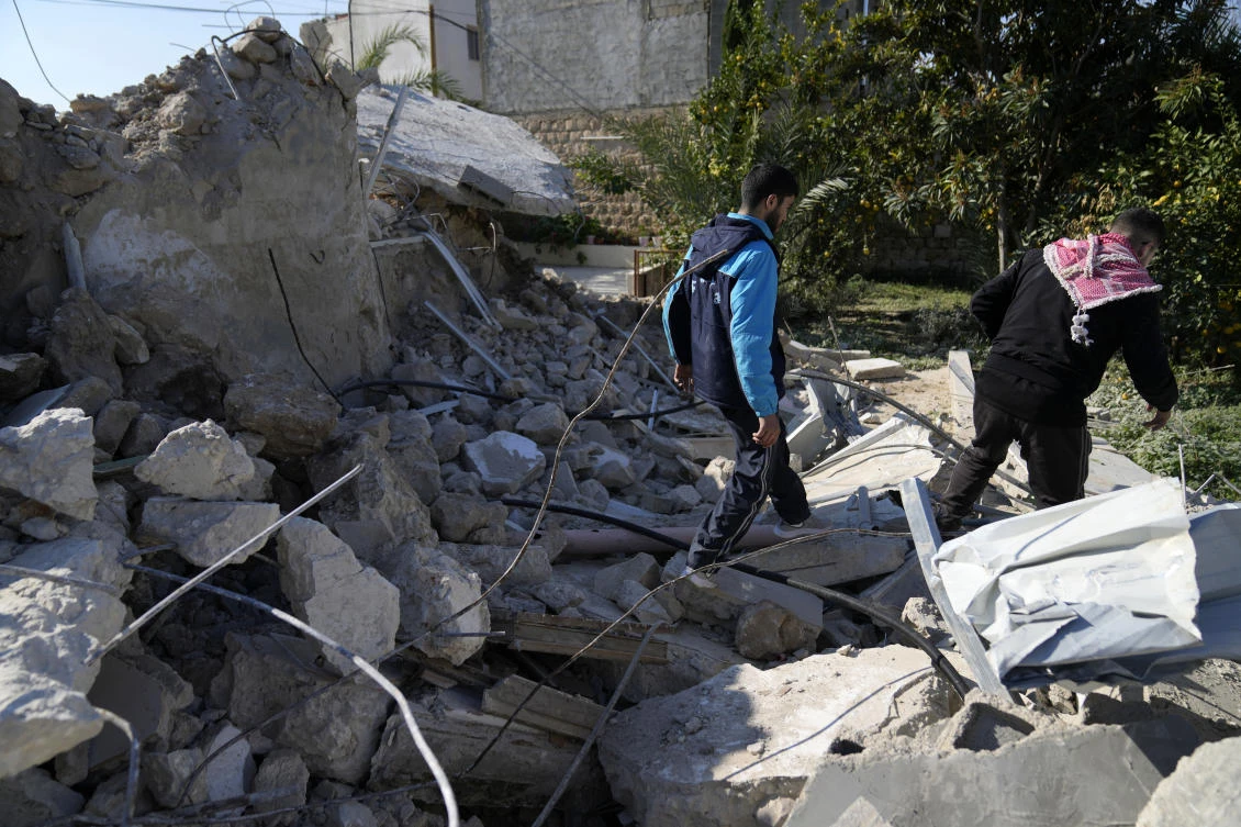 At least 815 Palestinians have been killed in the West Bank, above, by Israeli troops or settlers, according to the Palestinian health ministry in Ramallah since war broke out in the Gaza Strip. (AP)