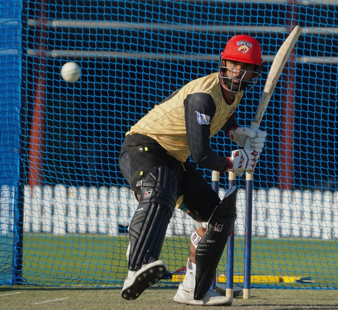 Fakhar Zaman of the desert Vipers has not given up on an international return with Pakistan. (SUPPLIED)