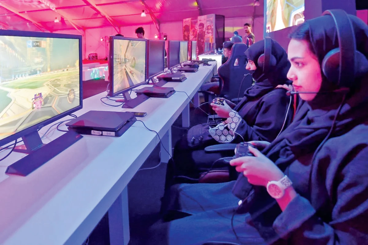 Saudi Arabia’s target to become a global video game hub by the end of this decade is an achievable goal thanks to the Kingdom’s National Gaming Strategy. (AFP)