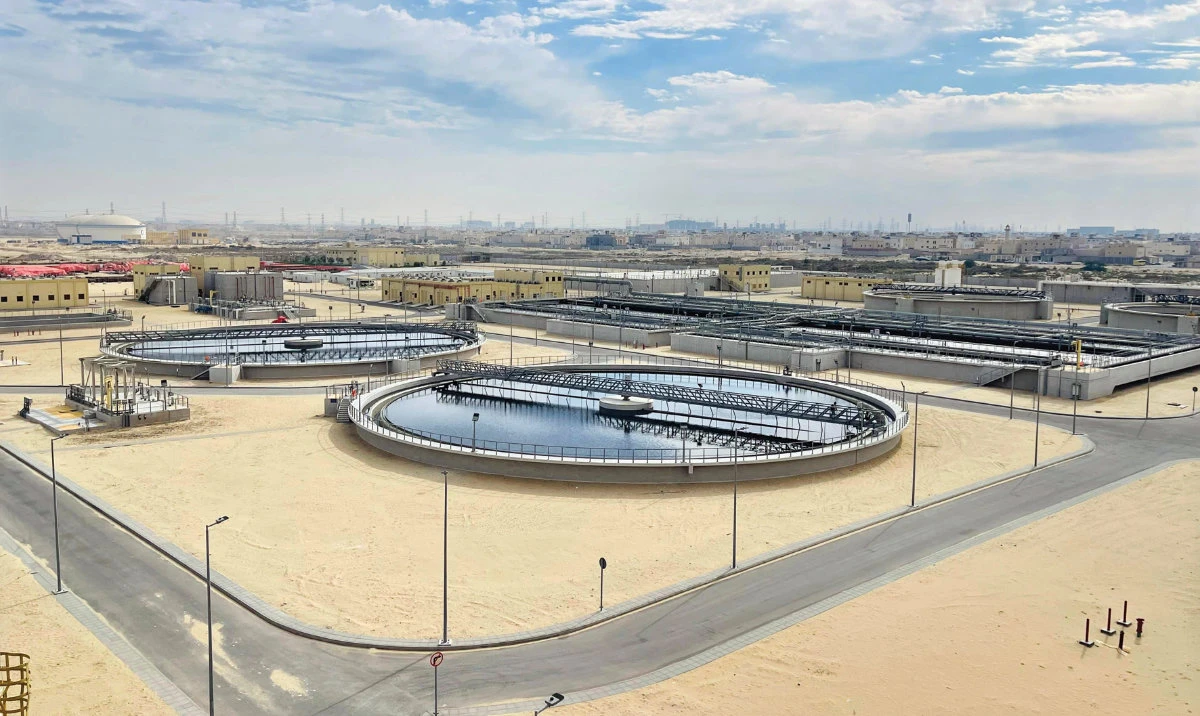 An independent sewage treatment plant in Dammam.