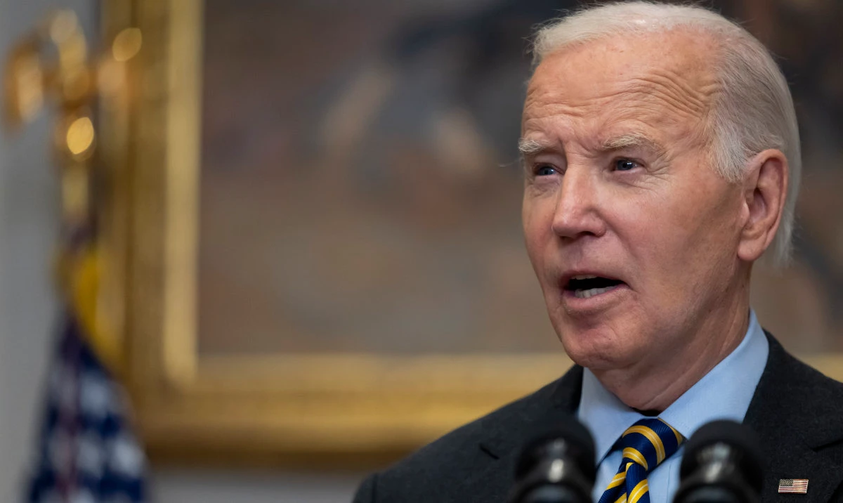 President Joe Biden speaks in the Roosevelt Room at the White House in Washington, Friday, Jan. 10, 2025. (AP)