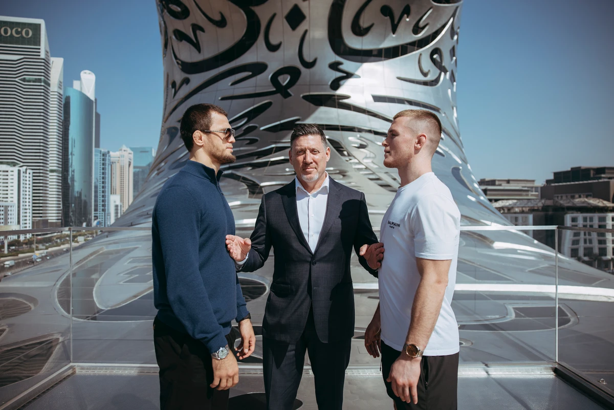Usman Nurmagomedov (left) will take on Paul Hughes at Coca-Cola Arena on Jan. 25