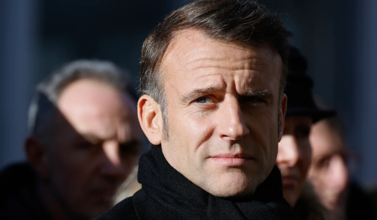 French president Emmanuel Macron. (AFP)