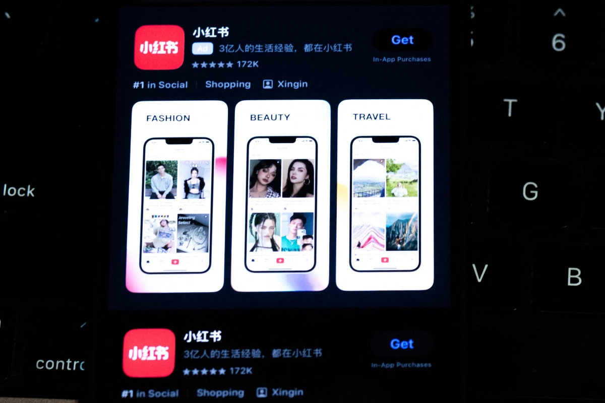 In this photo illustration, the TikTok logo is displayed on a phone on January 17, 2025 in New York City. The Supreme Court unanimously decided to ban the app in the United States. (Getty Images via AFP)