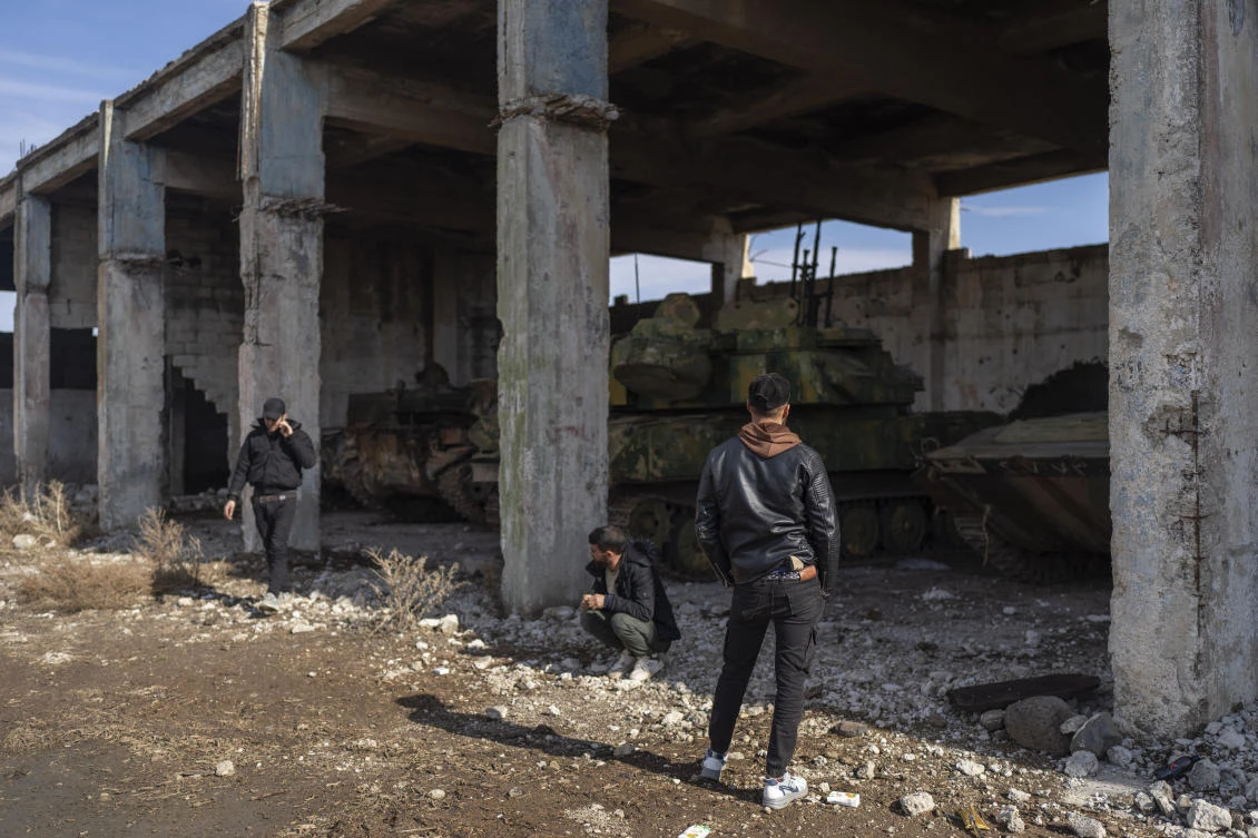 Syria’s interim rulers are trying to form a united national army after the fall of Bashar Assad late last year. (AP)