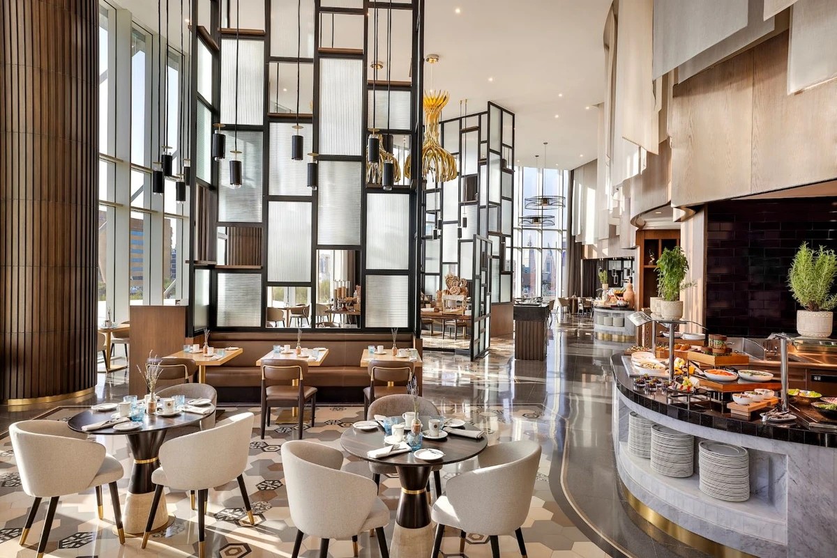 Parea Greek Brasserie, newly opened at the Hilton Riyadh Olaya, aims “to present Greek cuisine in a way that respects tradition but also embraces innovation.” (Supplied)