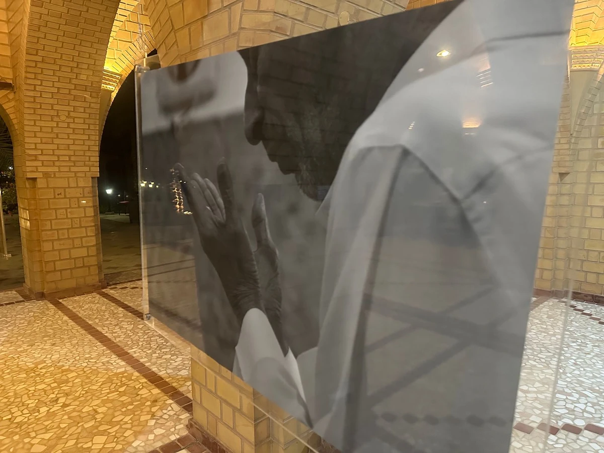 "101 Hymns" art exhibit by Saudi artist Emtethal Alawami in Bahrain (AN/Yasmeen Alfaraj)