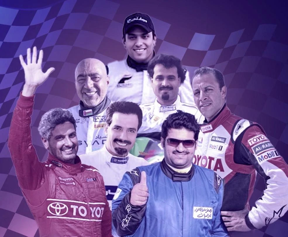 The local and international drivers competing in the two-day event for cars and motorcycles include world champion Yazeed Al-Rajhi (Supplied)