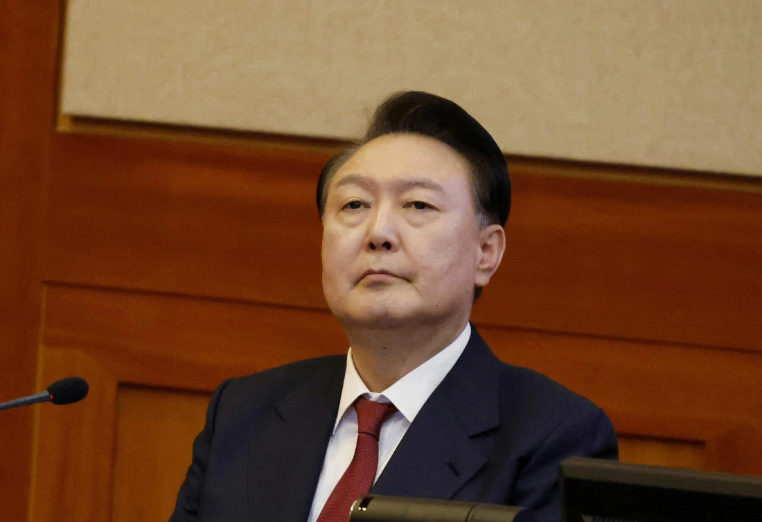 President Yoon Suk Yeo has been held at the Seoul Detention Center since his arrest, and the formal indictment with detention means he will now be kept behind bars until his trial, which must happen within six months. (Reuters)