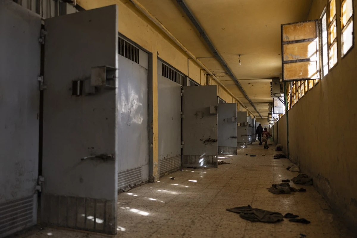 A view of Sednaya prison in Syria. (File/AFP)
