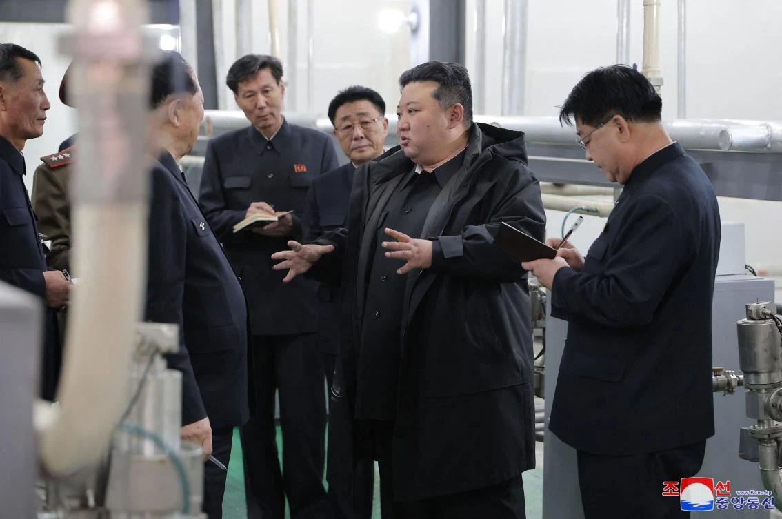 The visit comes as North Korea ramps up pressure on the US following the inauguration of US President Donald Trump earlier this month. (AFP)