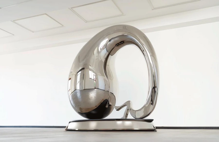 Nadim Karam's “Silent Thinker” (2024) is on show at the exhibition. (Supplied)
