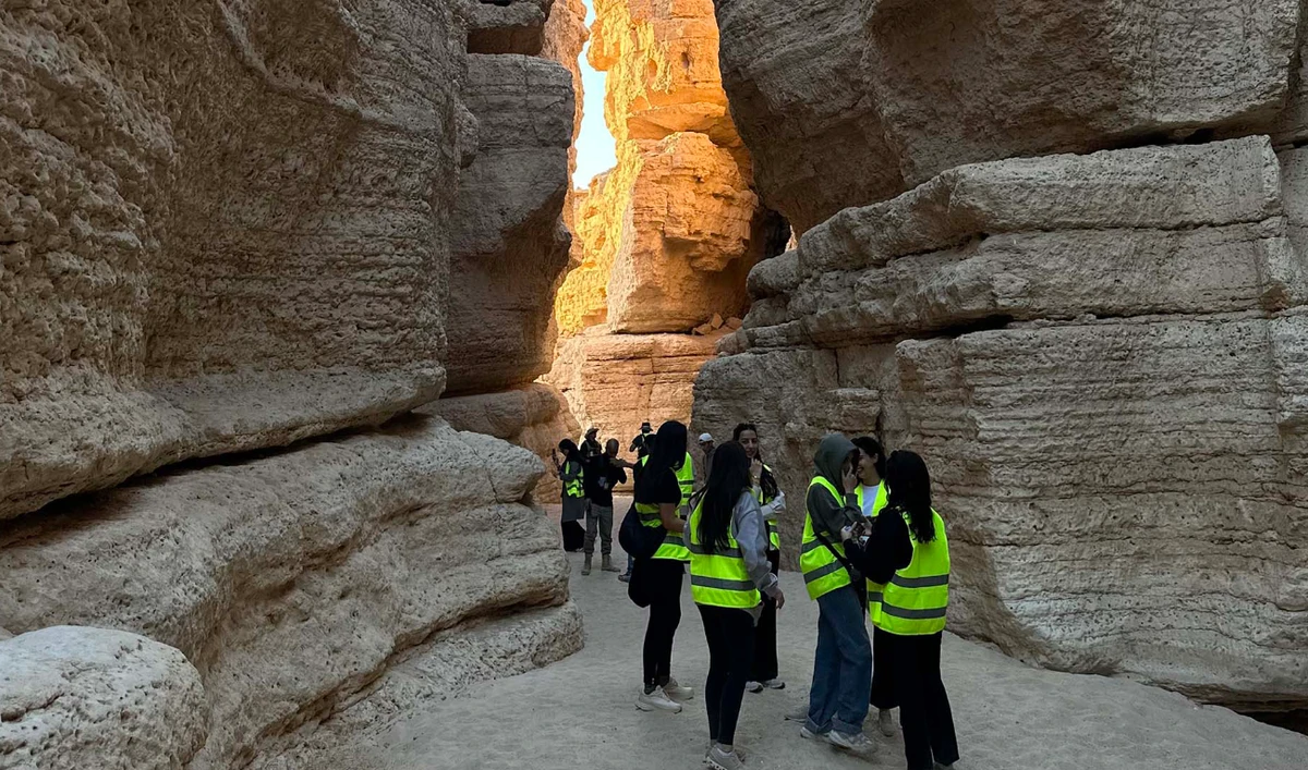 Polaris North takes hikers to the King Khalid Royal Reserve in Thumamah, to explore the region’s pristine natural beauty and diverse wildlife. (Supplied)