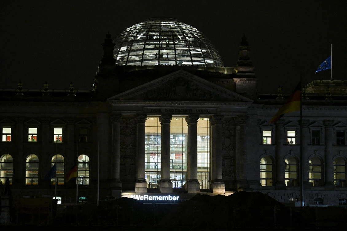 A view shows the Reichstag building, the seat of the German parliament. (Reuters)