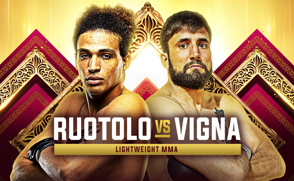 Kade Ruotolo and Nicolas Vigna will face off at ONE 171: Qatar on Feb. 20. (Supplied)