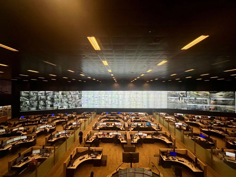 RPTCC hosts 600 employees who oversee the management of three vital parts of the transportation system: Riyadh Metro, Riyadh Bus, and the advanced traffic control system. (AN Photo/Nada Alturki)