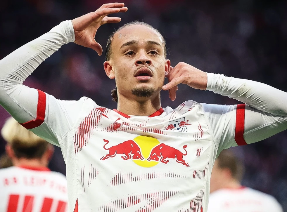 RB Leipzig have made Xavi Simons' loan from Paris Saint-Germain permanent, breaking the club's transfer record to sign the attacking midfielder until 2027. (X/@FabrizioRomano)