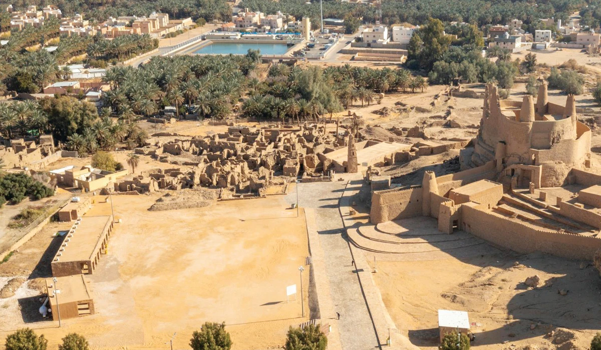 Remains of the ancient city, Dumat Al-Jandal, which now lies in Al-Jouf, around 50km away from Sakaka can be seen here. Many empires in the past tried to capture it. (SPA)
