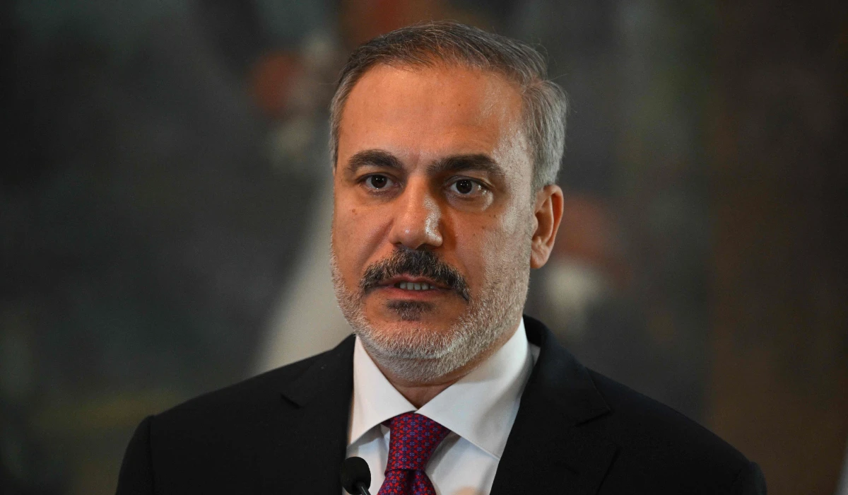Turkish Minister of Foreign Affairs Hakan Fidan. (AFP)