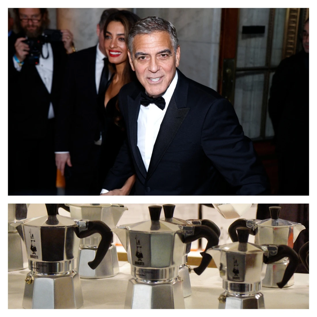 Is Hollywood hunk George Clooney (not Ross Anderson) responsible for the demise of Italian kitchen culture? (AFP)