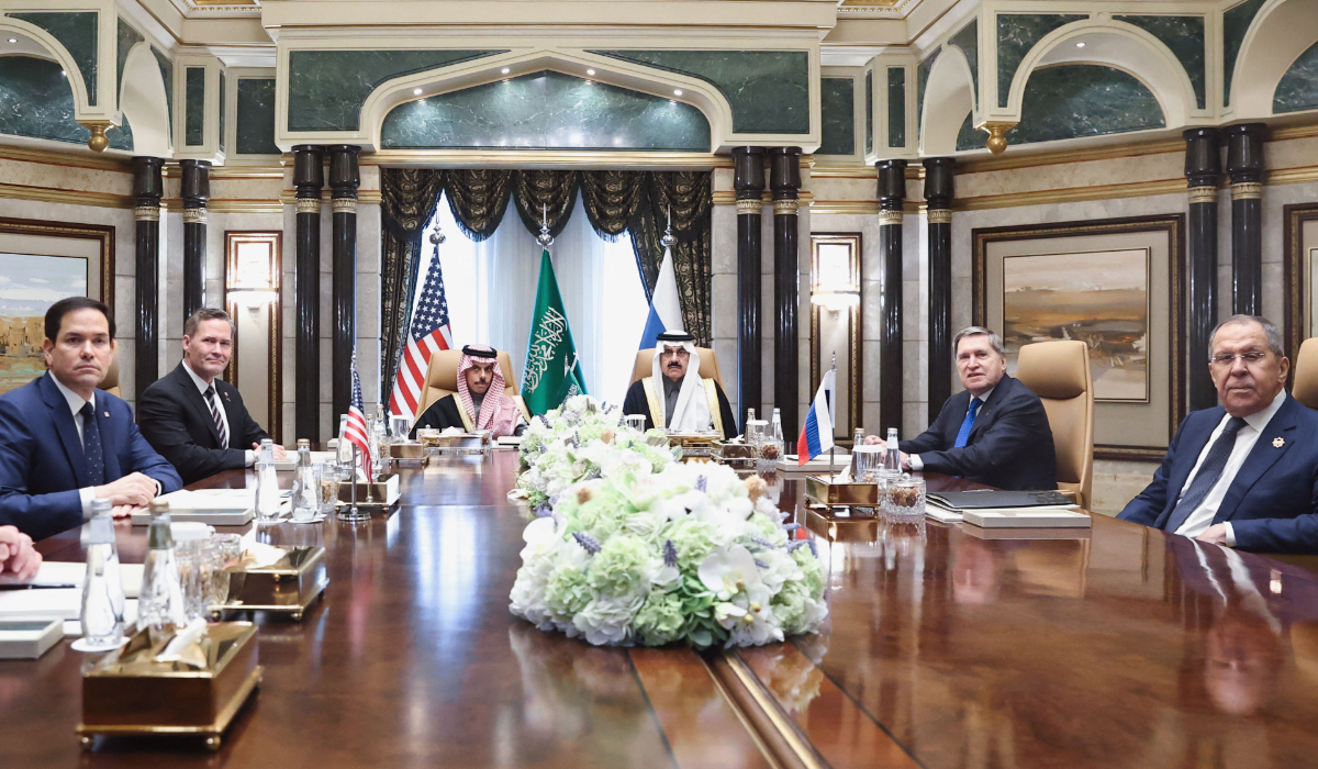 The world trusts Saudi Arabia because of its neutrality, fairness, and ability to offer sustainable and just solutions. (AFP)