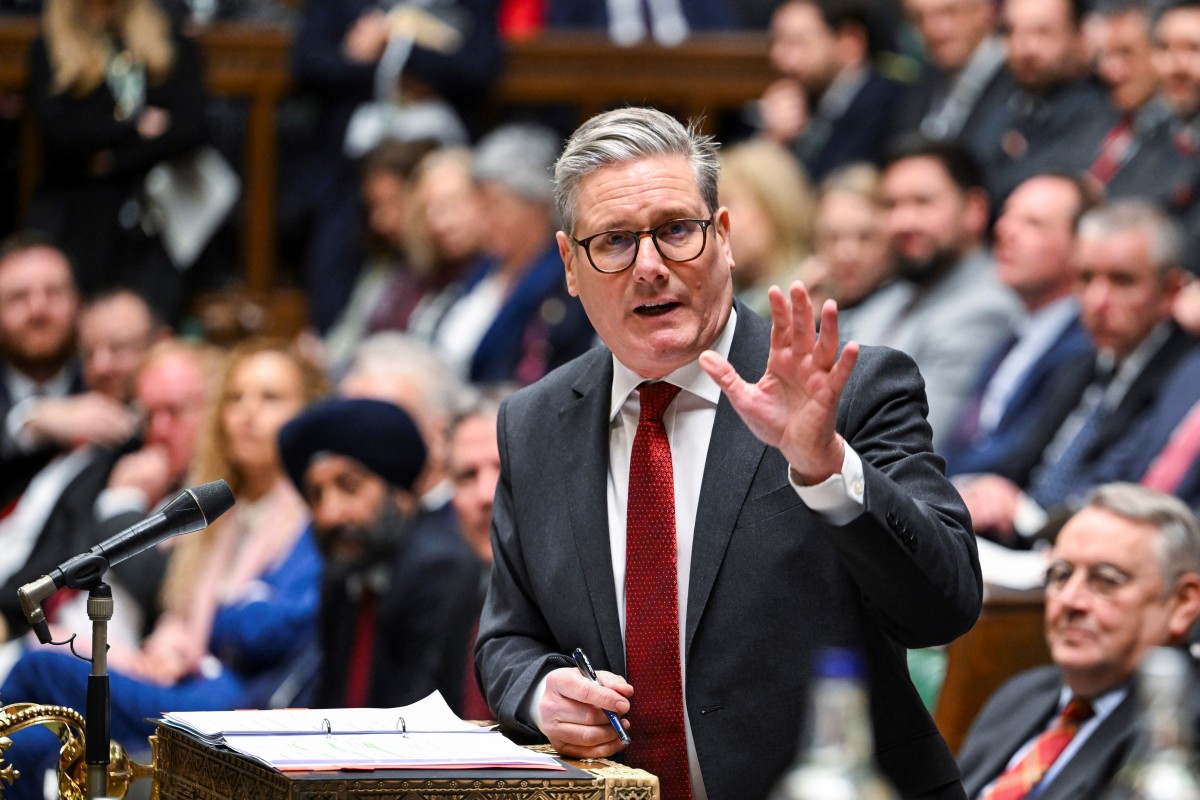 Keir Starmer pledged in December that the UK would lead efforts to bring long-term peace to the Middle East region. (AFP)