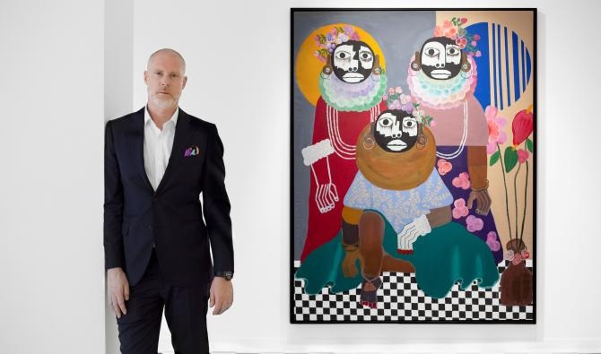 French gallerist Jean-David Malat. (Supplied)