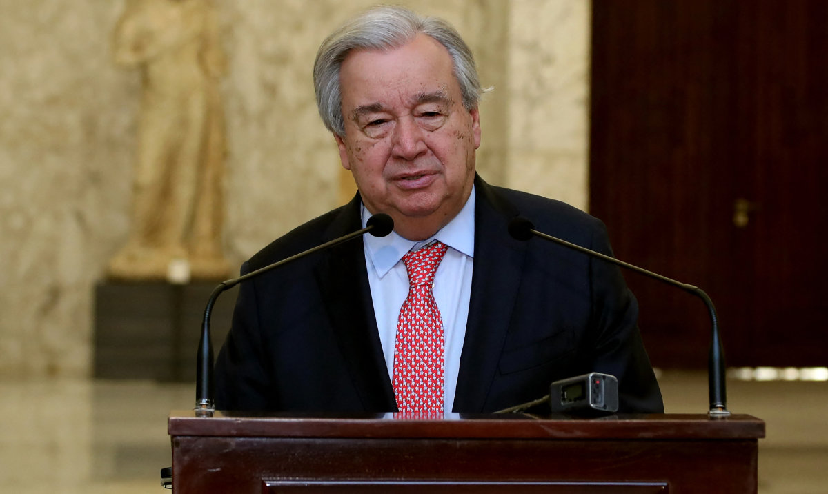 UN Secretary-General Antonio Guterres. (AFP)