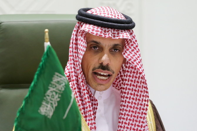 Saudi Foreign Minister Prince Faisal bin Farhan addresses the 162nd regular session of the Arab League in Cairo, Egypt, on September 10, 2024. (KSA MOFA/File)
