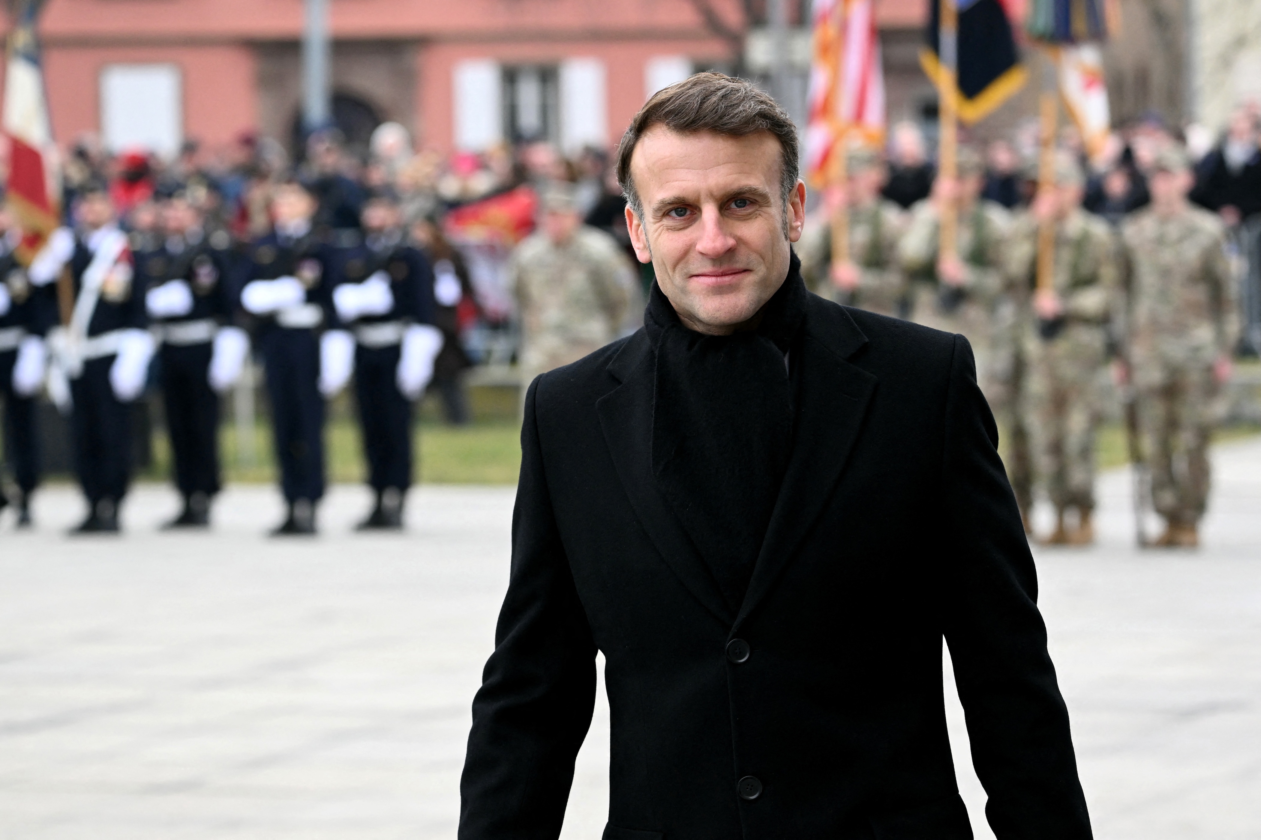 French President Emmanuel Macron invited the Syrian Arab Republic President, Ahmed Al-Sharaa, to visit Paris in the coming weeks, Feb. 2 (AFP)
