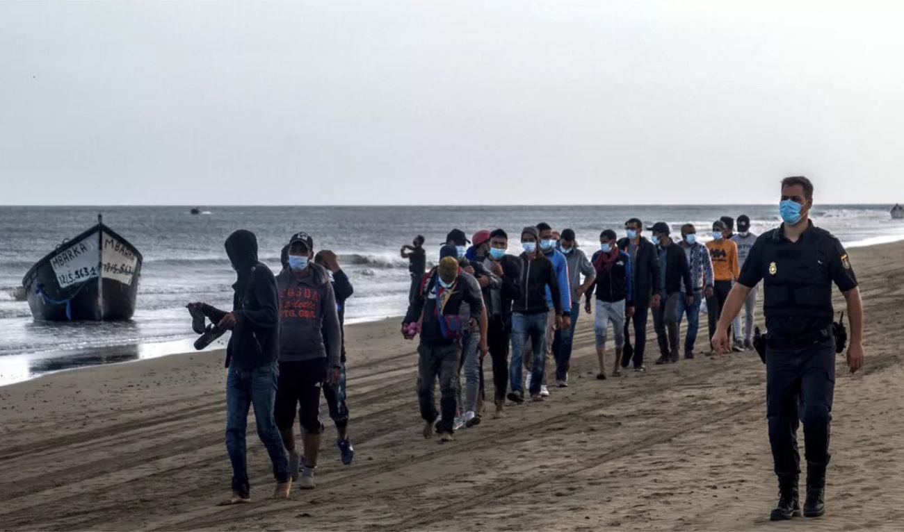 Morocco is a major launch pad for migrants aiming to reach Europe. (AP/File)