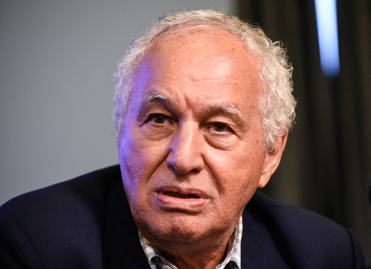 Algeria’s former prime minister Sid Ahmed Ghozali. (AFP/File)