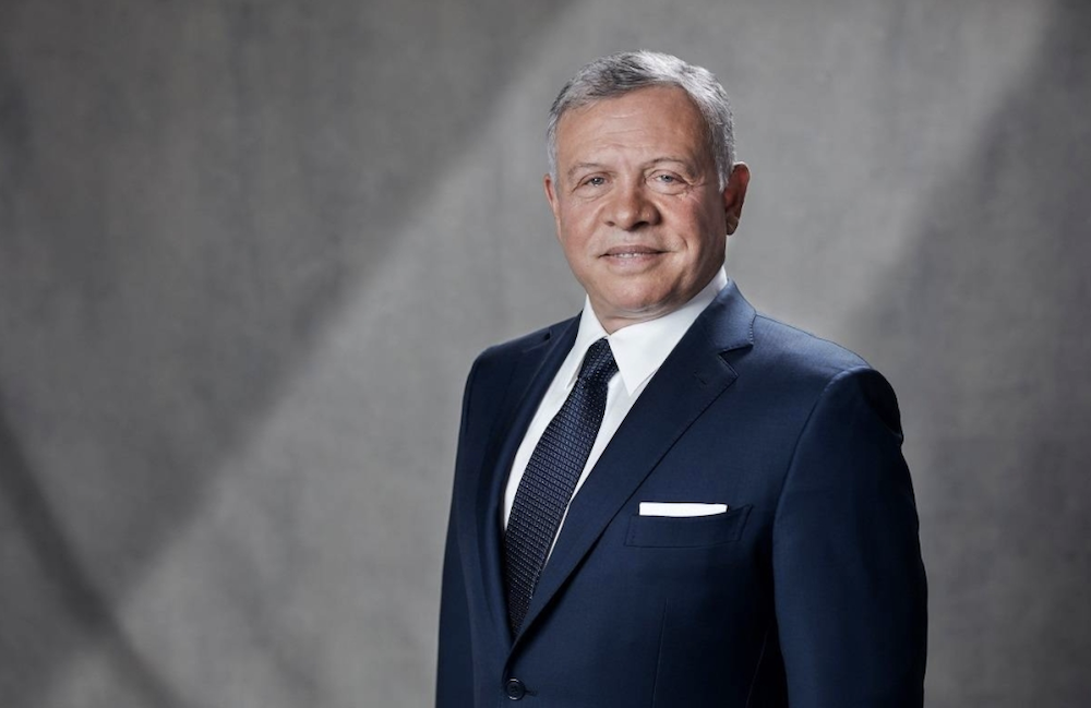 Jordan’s King Abdullah II on Friday spoke on the phone with Iraqi President Abdul Latif Rashid. (Petra)